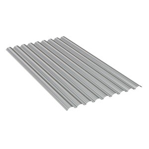 Lambril de Aço Ondulado Galvanizado 0,80mm (Chapa 22) 2m X 0,8m